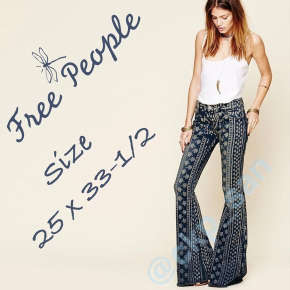 Free People Denim - Free People Bali Mantra Flare Jeans S 25